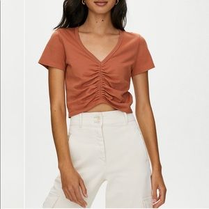 Aritzia Wilfred Rushed Cropped Tee
